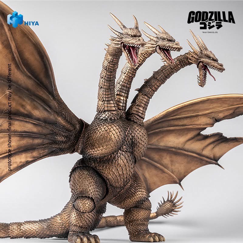 Pre-order : EXQUISITE BASIC Series Godzilla vs. King Ghidorah (1991): King Ghidorah Battle Damaged Ver. Action Figure by Hiya Toys