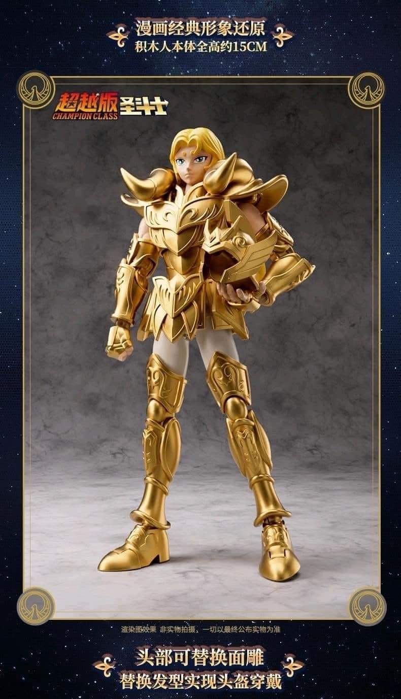 พลาโม Saint Seiya - Blokees Saint Seiya Champion Class Champion Figures Series Beyond Edition Plastic Model Kit by Buluke Blokess Bloks
