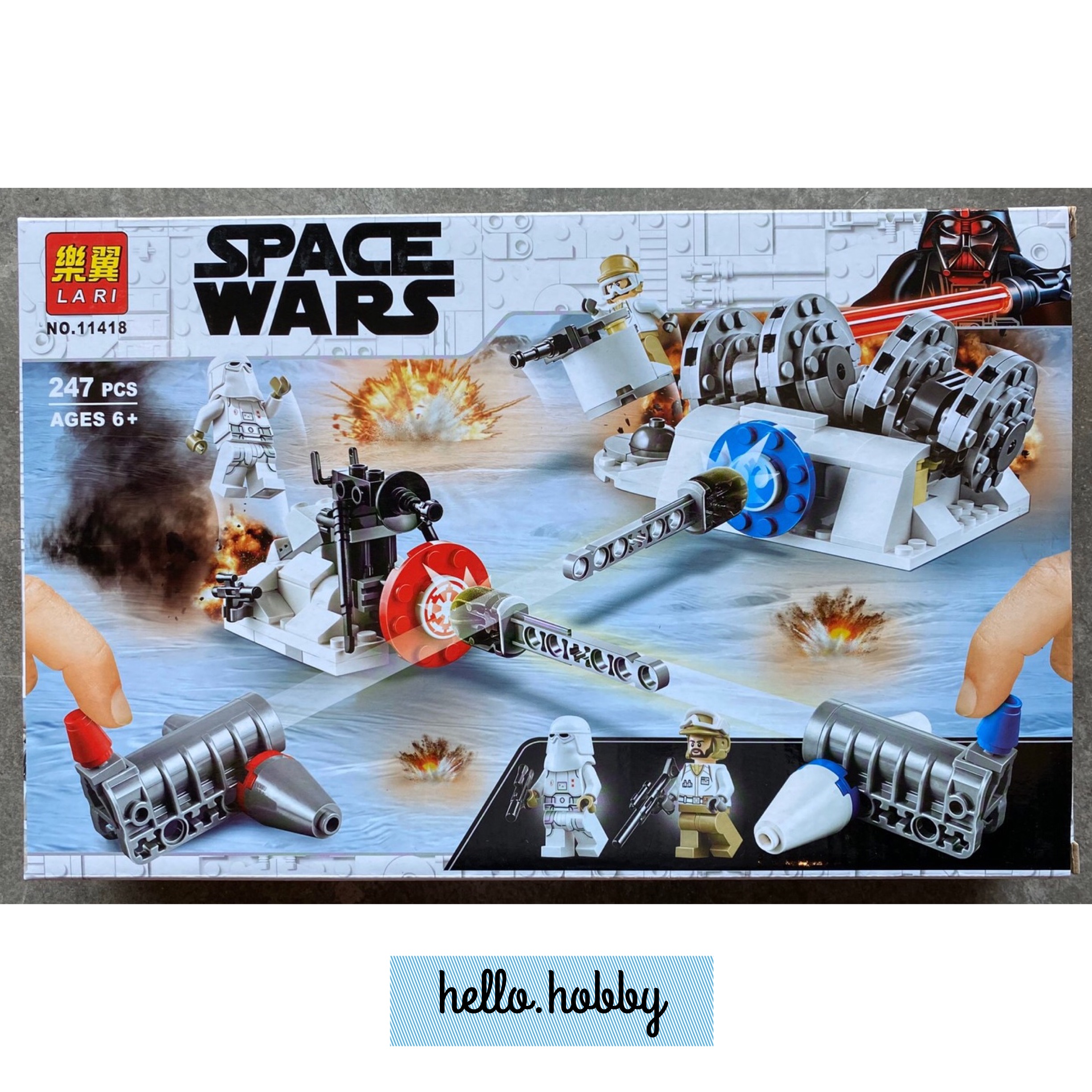 Lari 11418 Star Wars Hoth Generator 247pcs