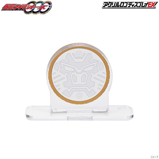 PRE-ORDER : Acrylic Logo Display EX Kamen Rider OOO Sagozo Combo Core Medal