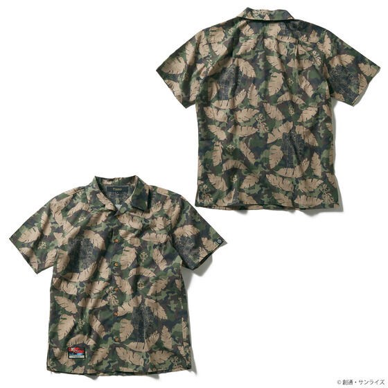 PRE-ORDER : STRICT-G PAIKAJI "Mobile Suit Gundam Cucuruz Doan's Island" Aloha Shirt