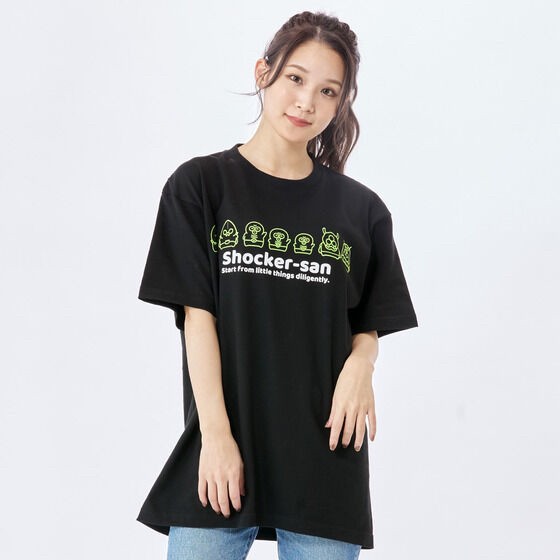 PRE-ORDER : Shocker-san at noon Shocker's T-shirt Lined Up