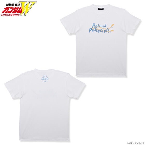 PRE-ORDER : Mobile Suit Gundam 08th MS Platoon Aina Sakhalin Series / New Mobile Report Gundam W Relena Peacecraft Series T-shirt