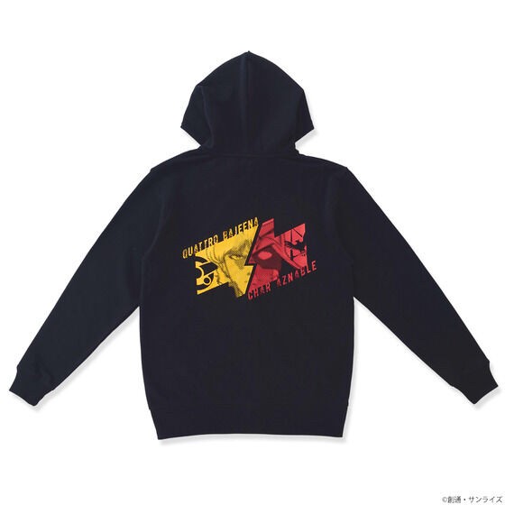 PRE-ORDER : Mobile Suit Gundam Mobile Suit Z Gundam Another Face Item Zip Hoodie Char / Quattro Model