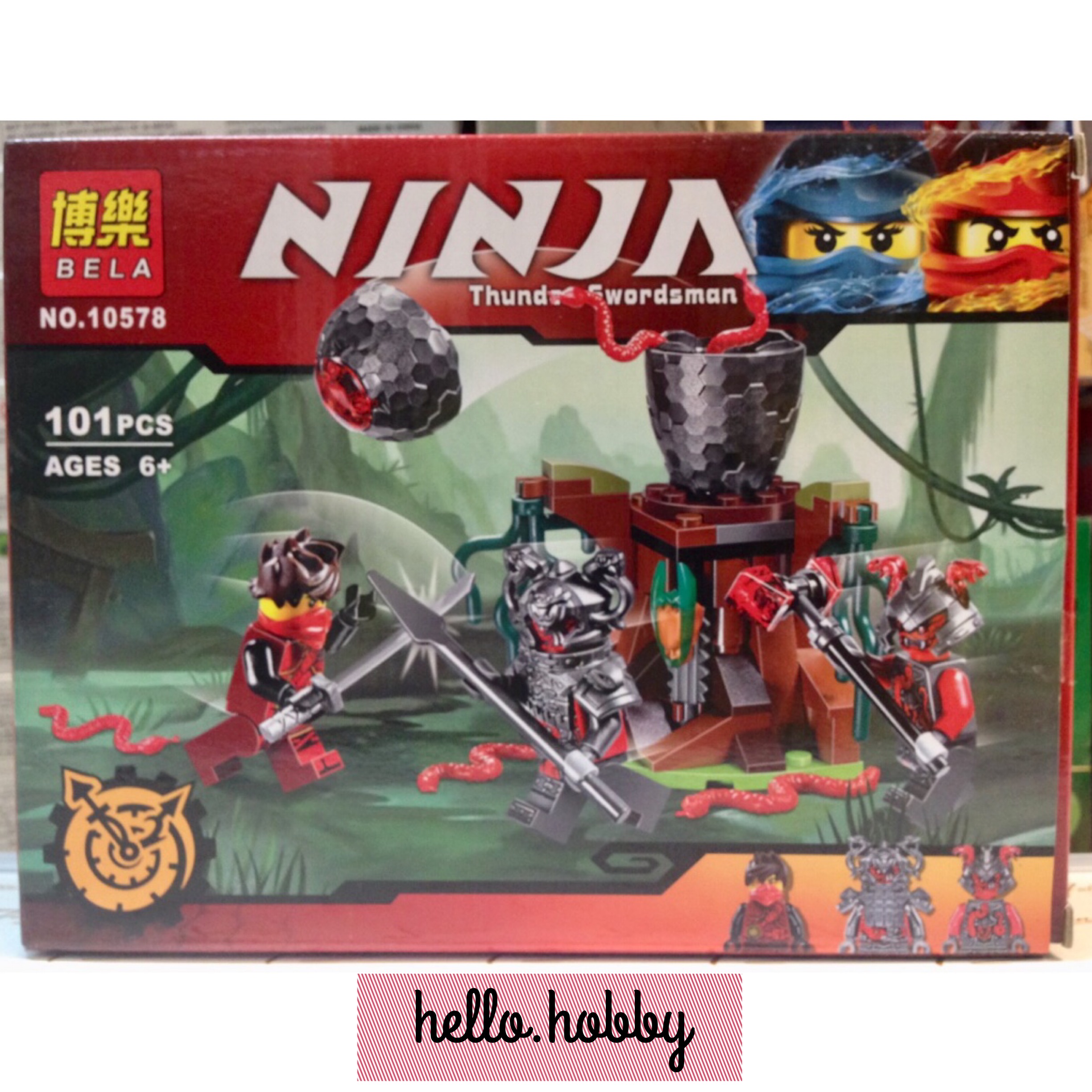Bela 10578 Ninjago The Vermillion Attack 101pcs