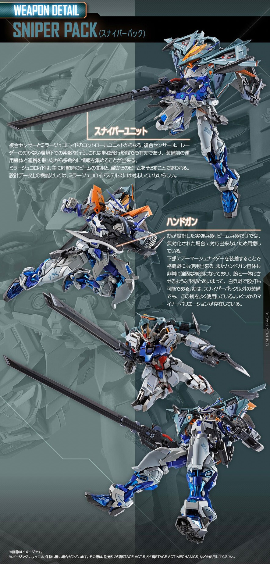 PRE-ORDER : METAL BUILD Sniper Pack