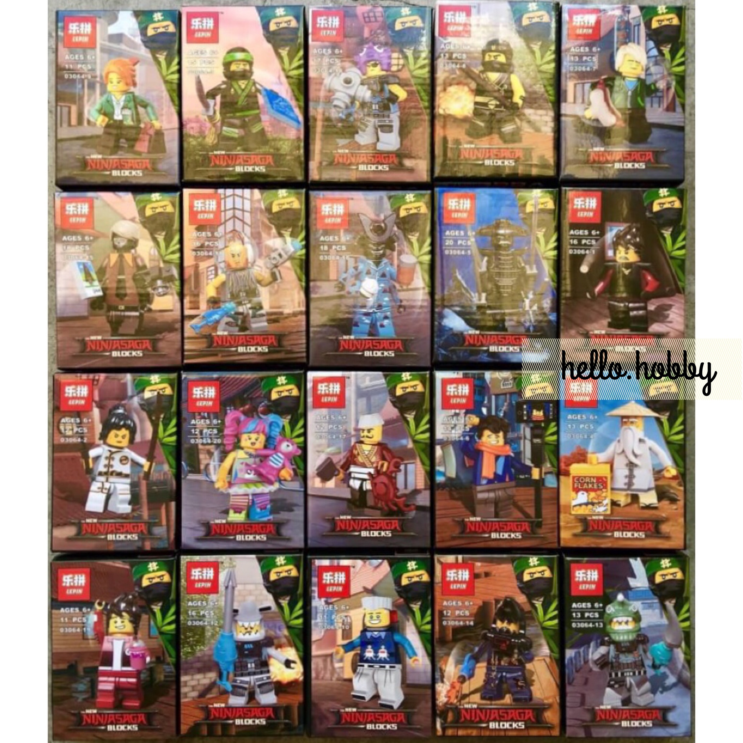 Lepin 03064 1-20 Ninjago