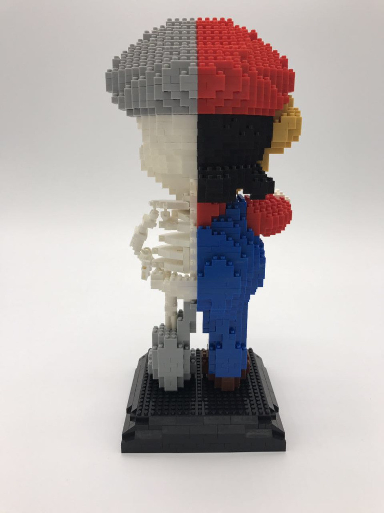 ZRK 7807 Dissection Skeleton Mario 1686pcs