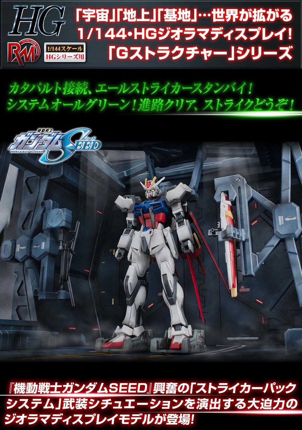 PRE-ORDER : Realistic Model Series Mobile Suit Gundam Seed (For 1/144 HG series) G Structure [GS05] Archangel Hangar