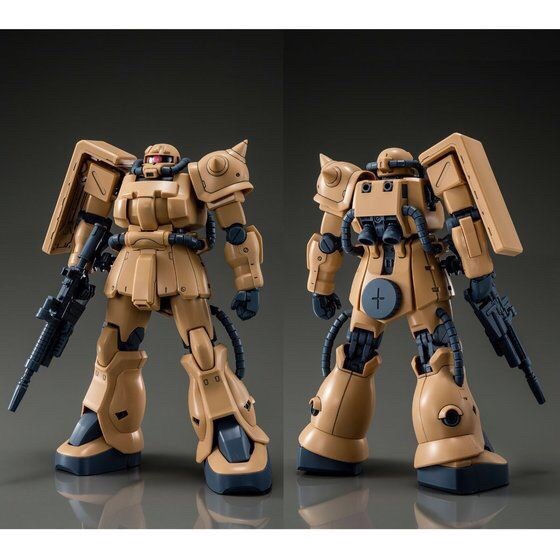 PRE-ORDER : MG 1/100 MS-06F-2 ZAKU II F2 (KINBAREID FORCES) PLASTIC MODEL