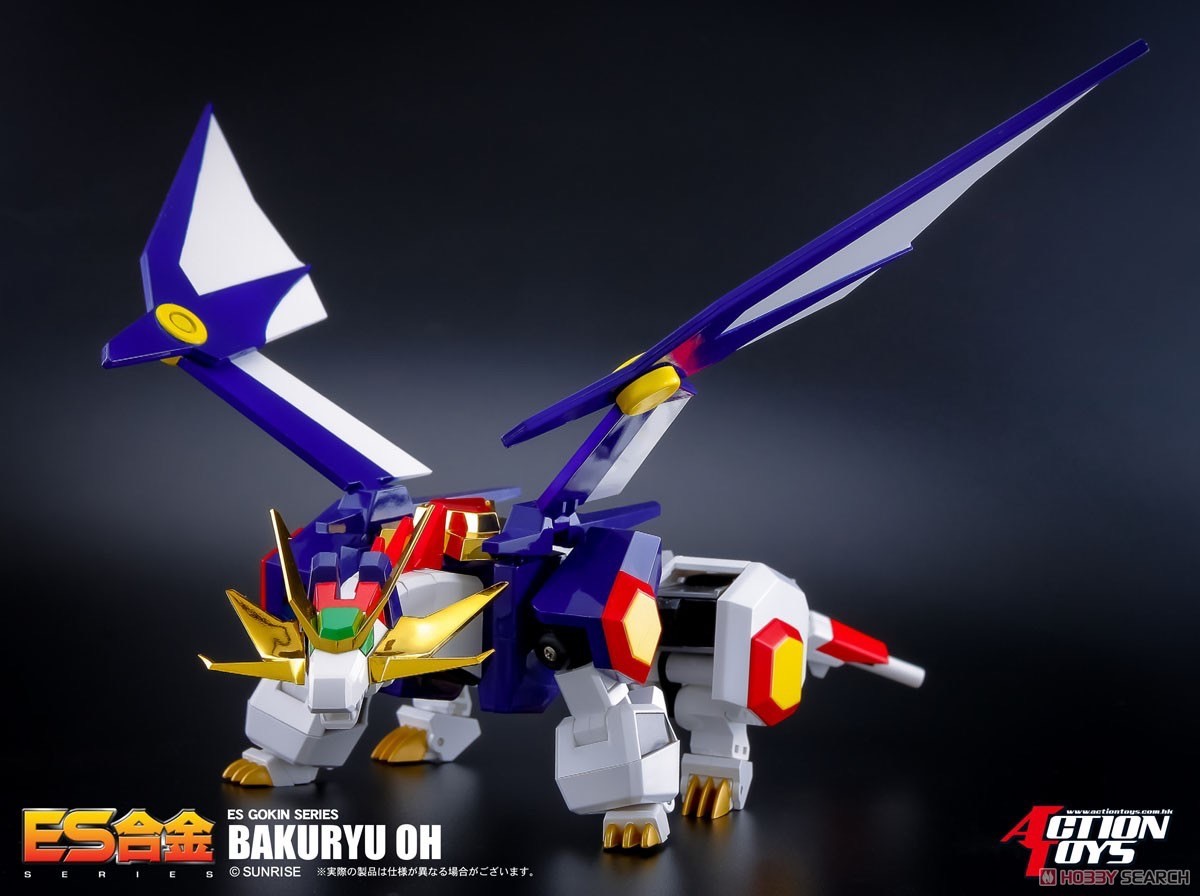 หุ่นเหล็ก SD - ES Gokin - Matchless Raijin-Oh - Bakuryu-Oh by Action Toys