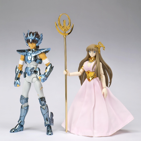 Saint Seiya Saint Cloth Myth Pegasus Seiya (Revived Bronze Cloth/Broken Ver.) And Saori Kido Original Color Edition by Tamashii Features Vol.2