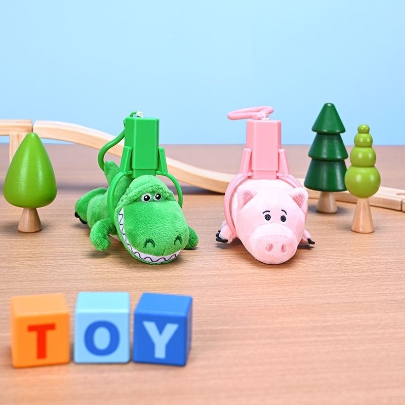 พวงกุญแจ ลิขสิทธิ์แท้ ได้ 1 ตัว | Disney - Toy Story - It’s Hang Time Plush Clip Keychain Series by Potdemiel