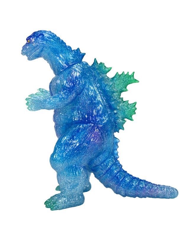 Godzilla - CCP Middle Size Series - Godzilla Vol.12 - Godzilla (1954) Cosmo Blue Glitter Ver. Soft Vinyl by CCP (Lot JP)