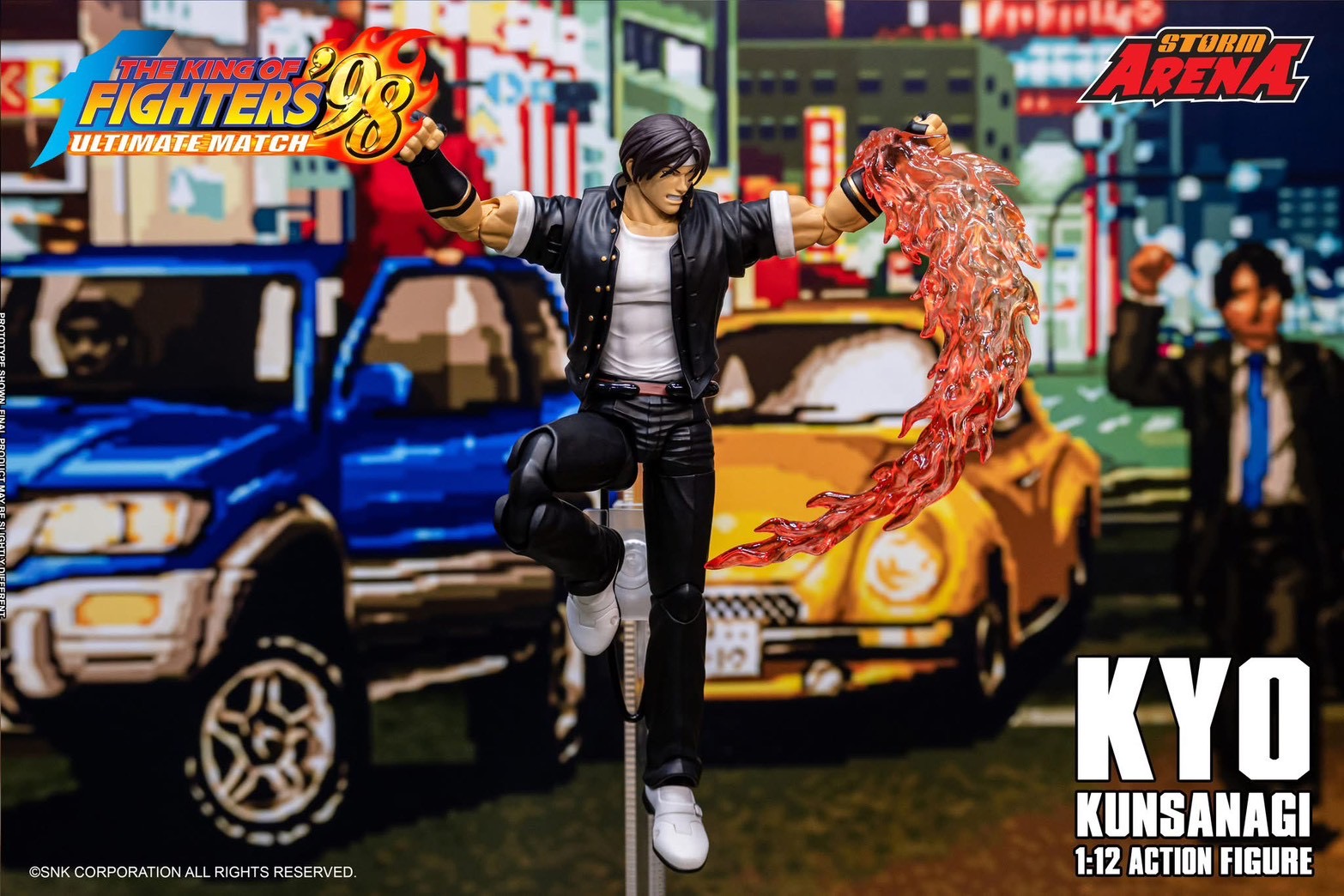 Pre-order : STORM ARENA The King Of Fighter’s 98um Kyo Kusanagi 1/12 Scale Action Figure by Storm Collectibles