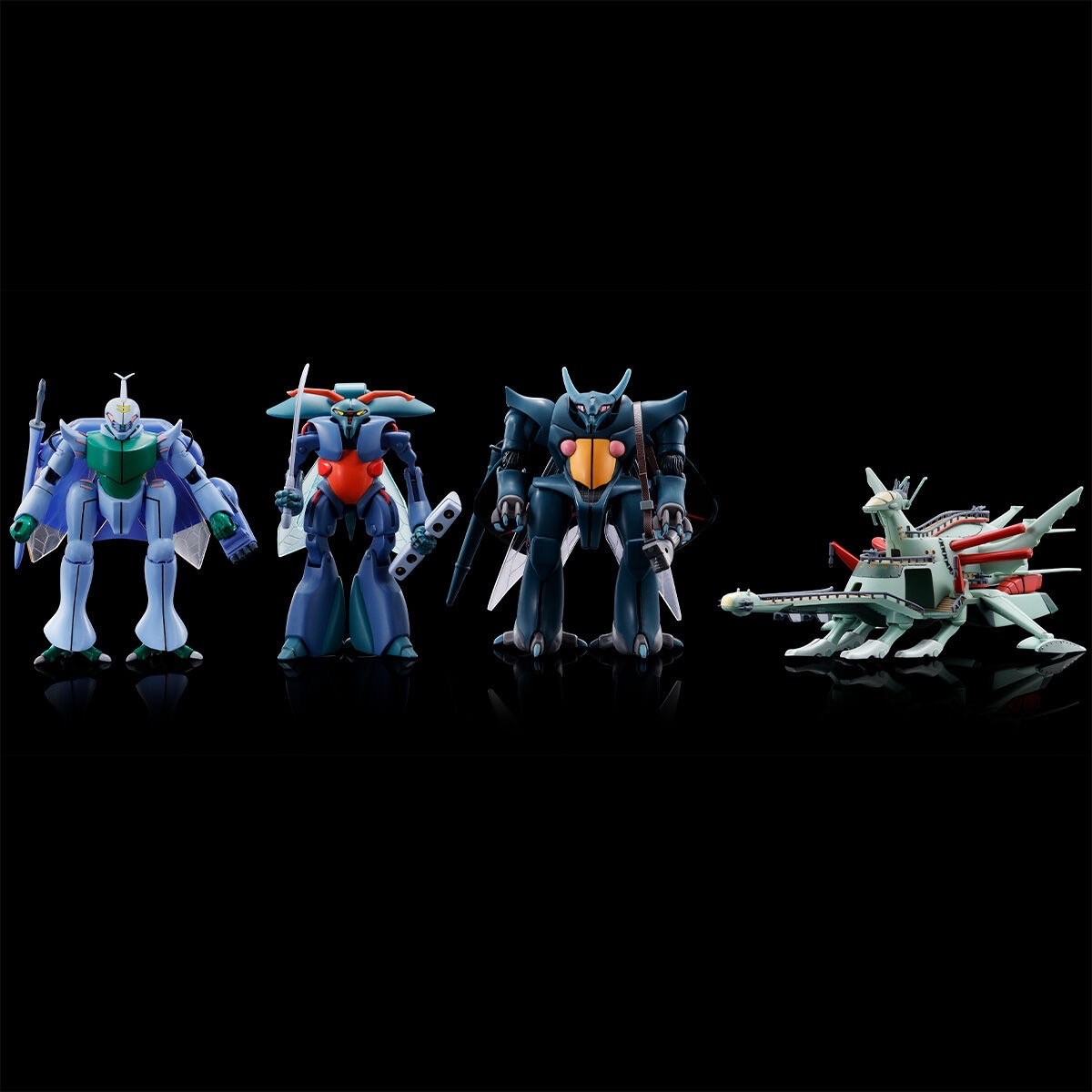 PRE-ORDER : Aura Battler Dunbine Set 1 Plastic Model