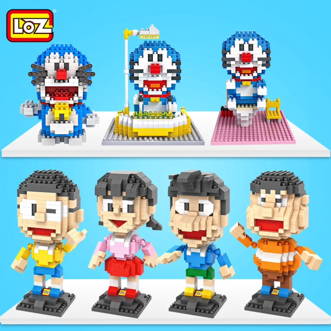 LOZ Doraemon Set