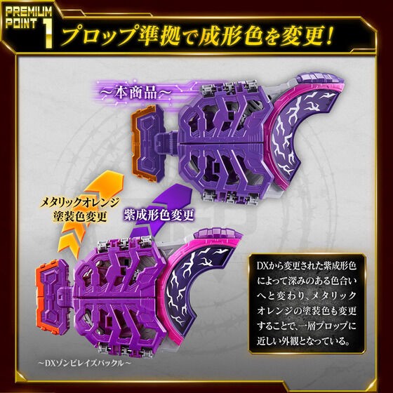 PRE-ORDER : Kamen Rider Geats PREMIUM DX Memorial Zombie Raise Buckle