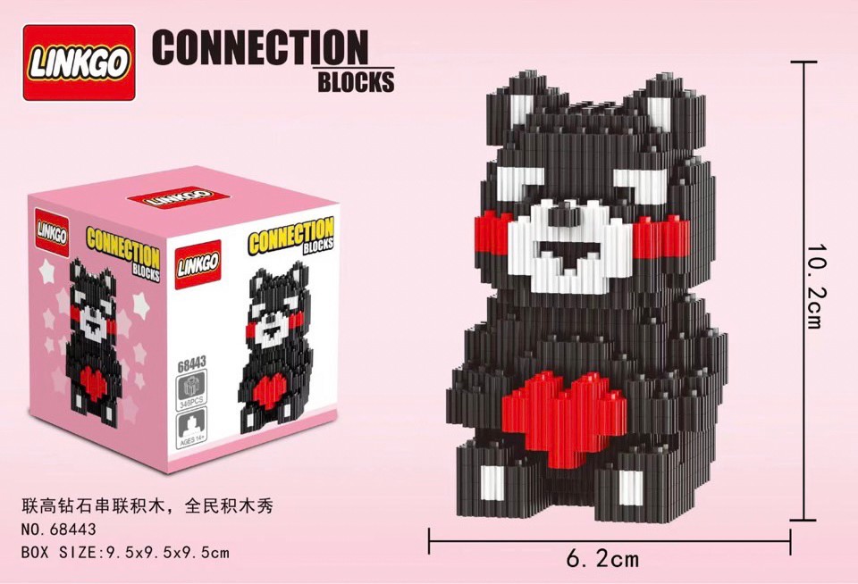 Linkgo 68441-68446 , 68469-68474 Best Hitz Animation Pooh Snoopy Totoro Kumamon Spongbob Mike Conan My Melody Cinnamoroll Garfield Nick