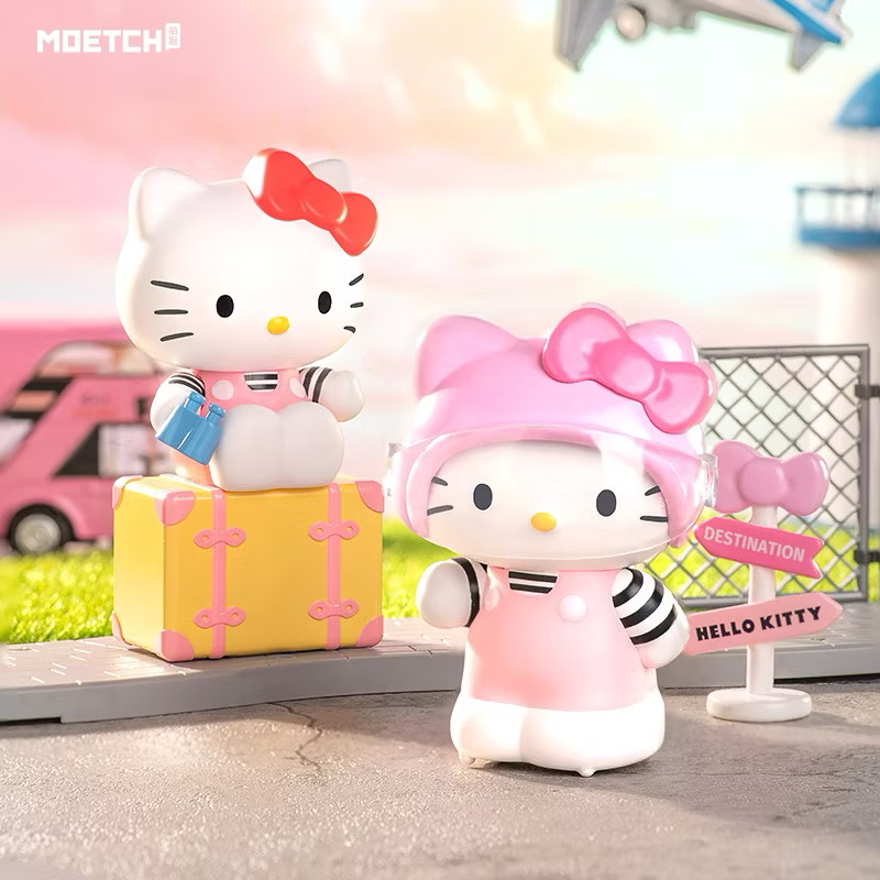 โมเดลคิตตี้ไขลาน Sanrio - Hello Kitty Budding Signal Series by Moetch