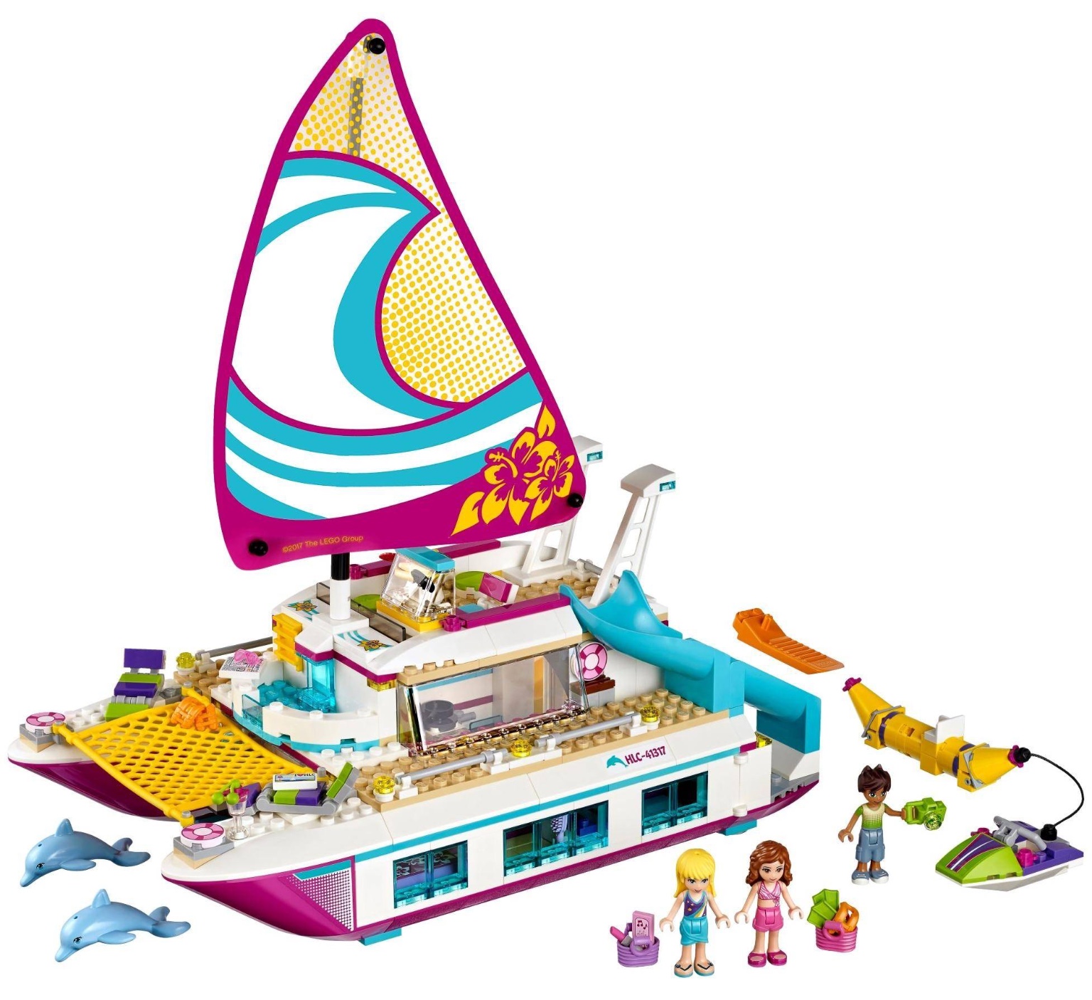 Lepin 01038 Friends Sunshine Catamaran 651pcs