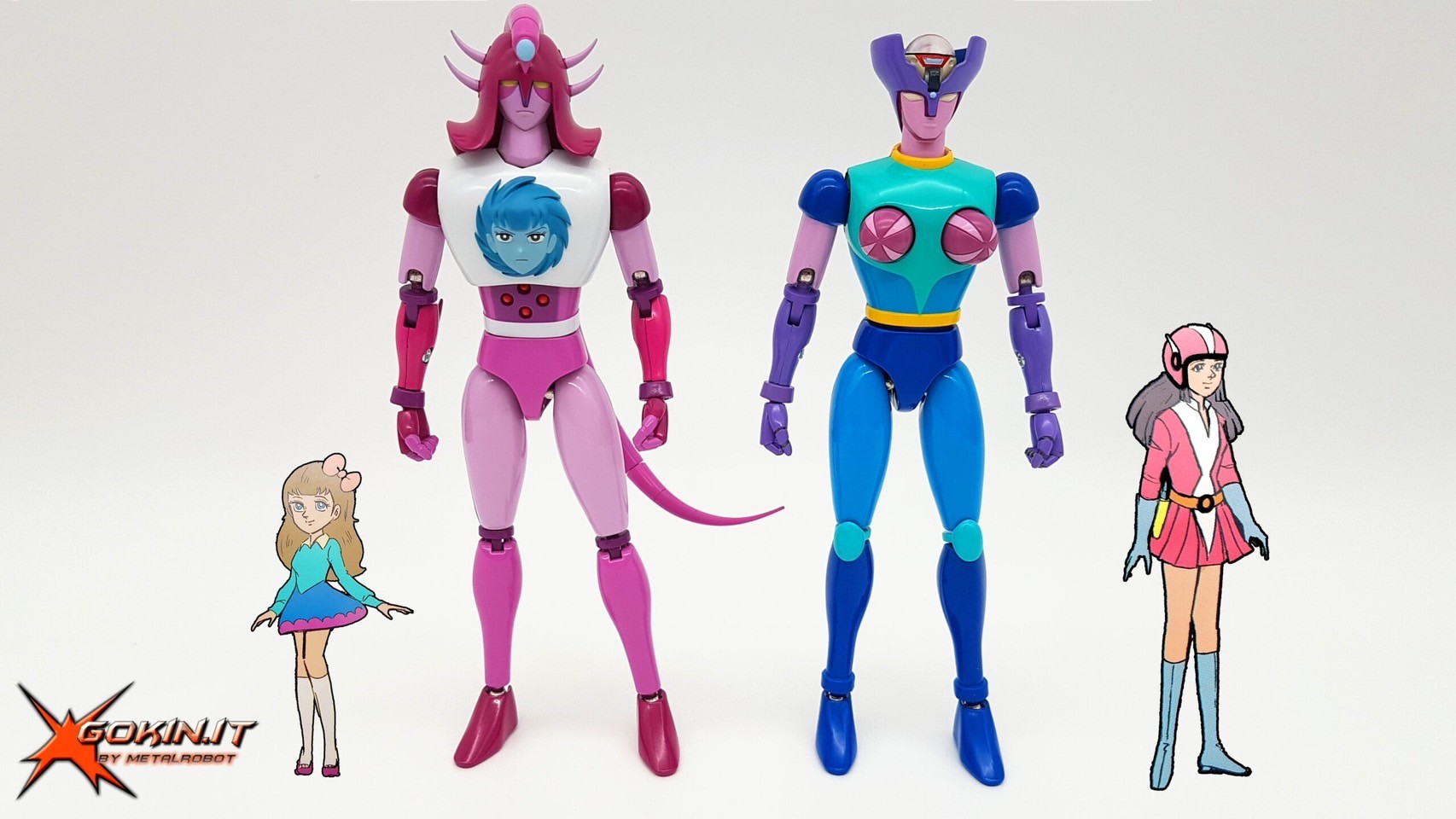 Soul of Chogokin - GX-108 Rhein X1 & Dianan A By Bandai