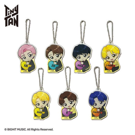 PRE-ORDER : TinyTAN Butter ver. Gyugyutto Acrylic Keychain