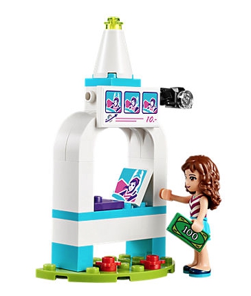 Lepin 01006 Friends Amusement Park Space Ride 195pcs