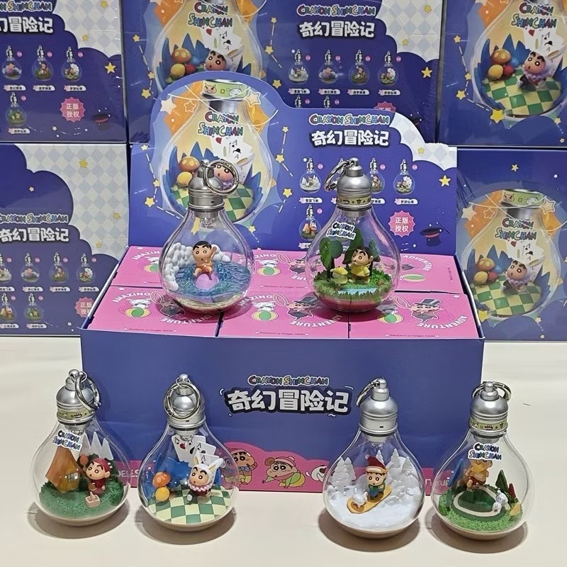 โมเดลได้ 1 ตัว - Crayon Shinchan - Adventure in The Light Bulb Series by Lianyu (มีไฟ)