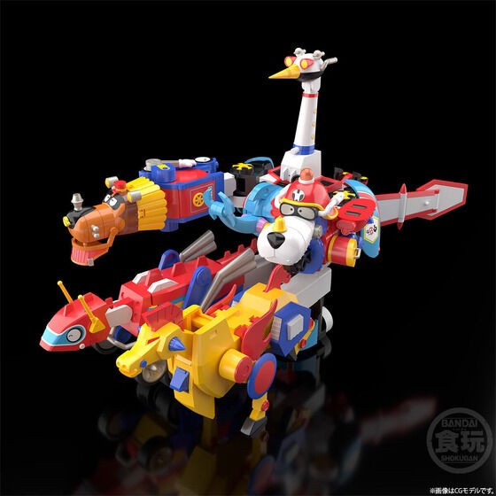 PRE-ORDER : SMP [SHOKUGAN MODELING PROJECT] Tatsunoko Production 60th Anniversary Tatsunoko Combined Time Bokan Robo SP Set