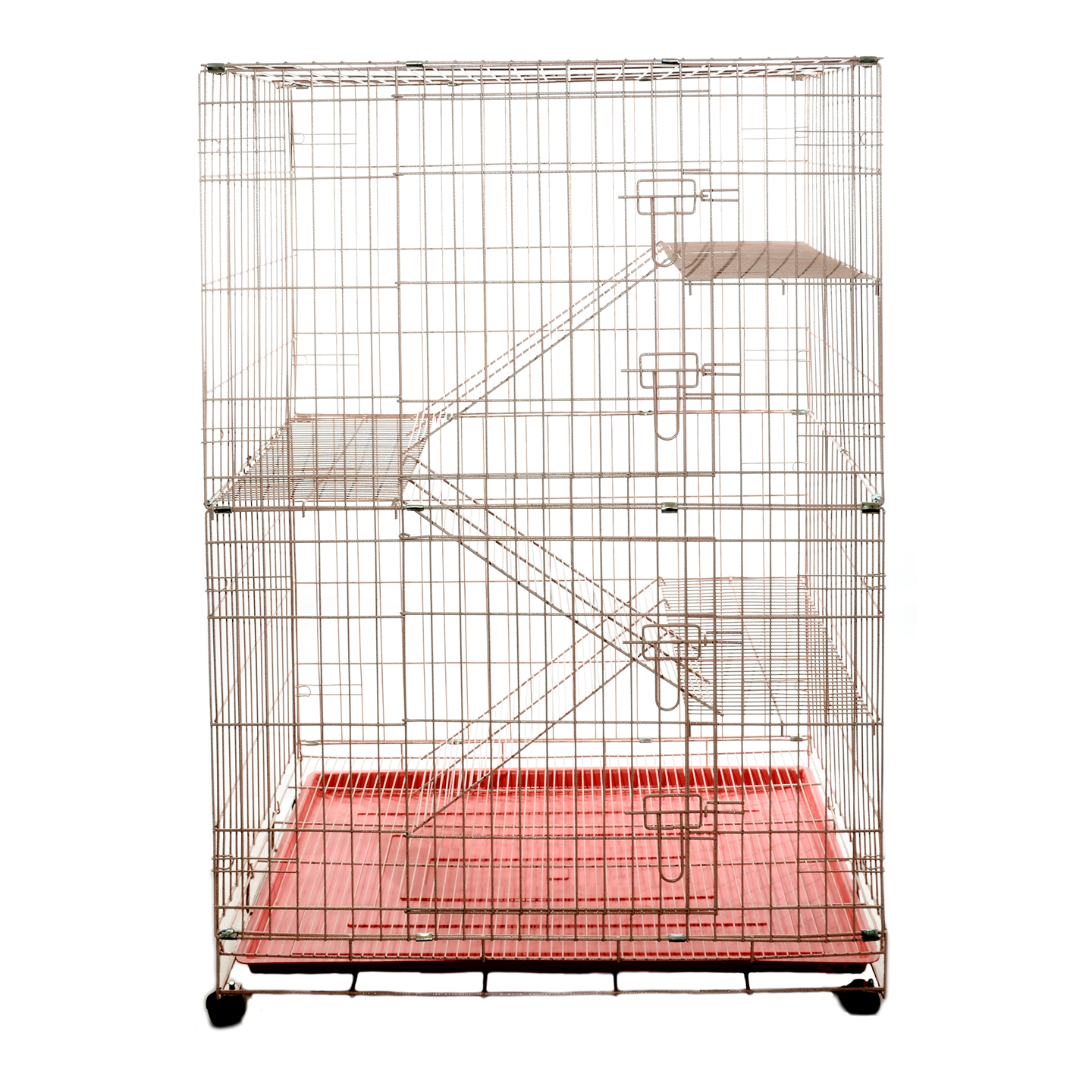 กรงแมว 3 ชั้น พับได้