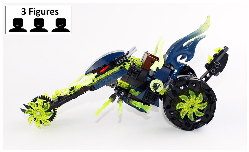 Bela 10395 Ninjago Chain Cycle Ambush 298pcs