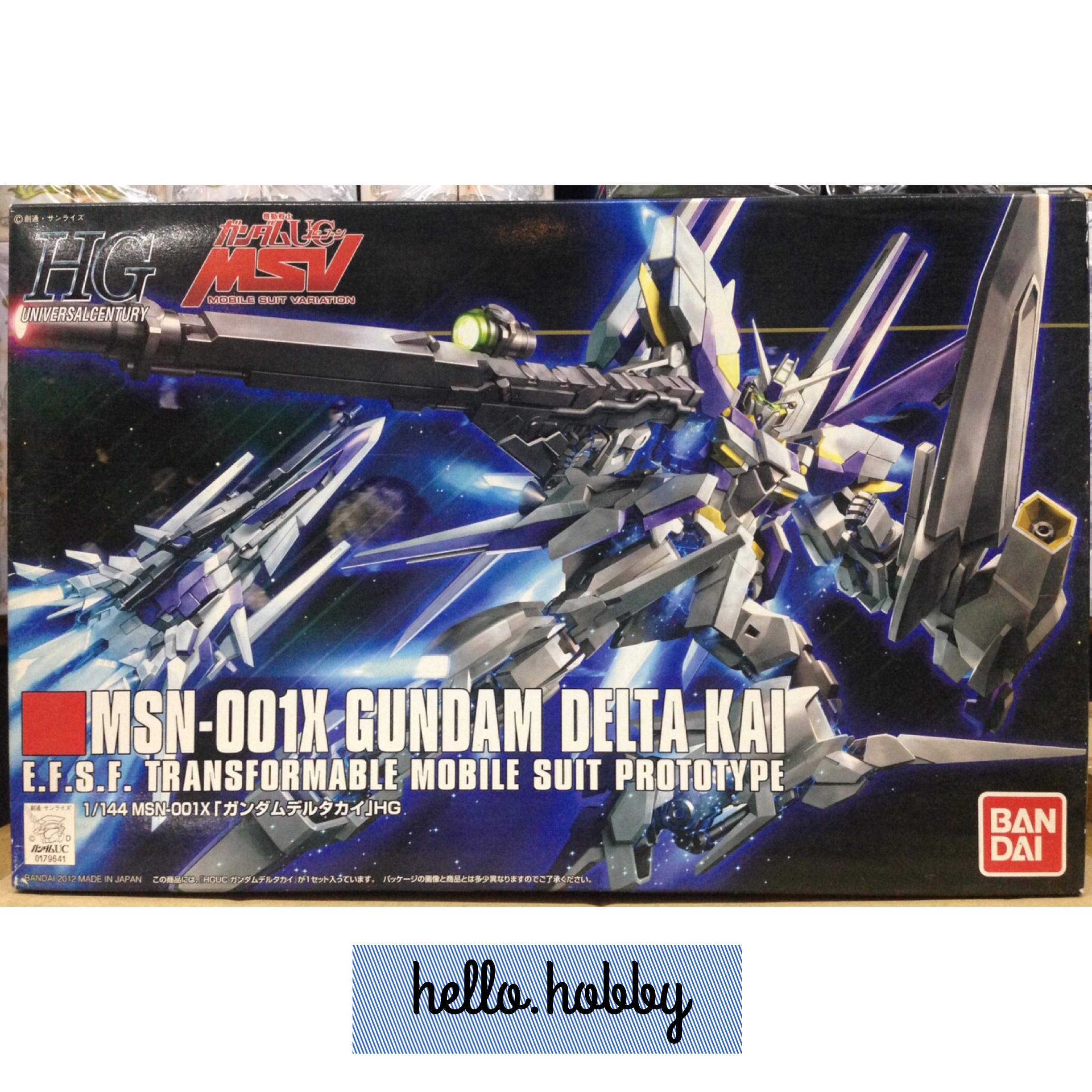 HGUC 1/144 MSN-001X Gundam Delta Kai by Bandai