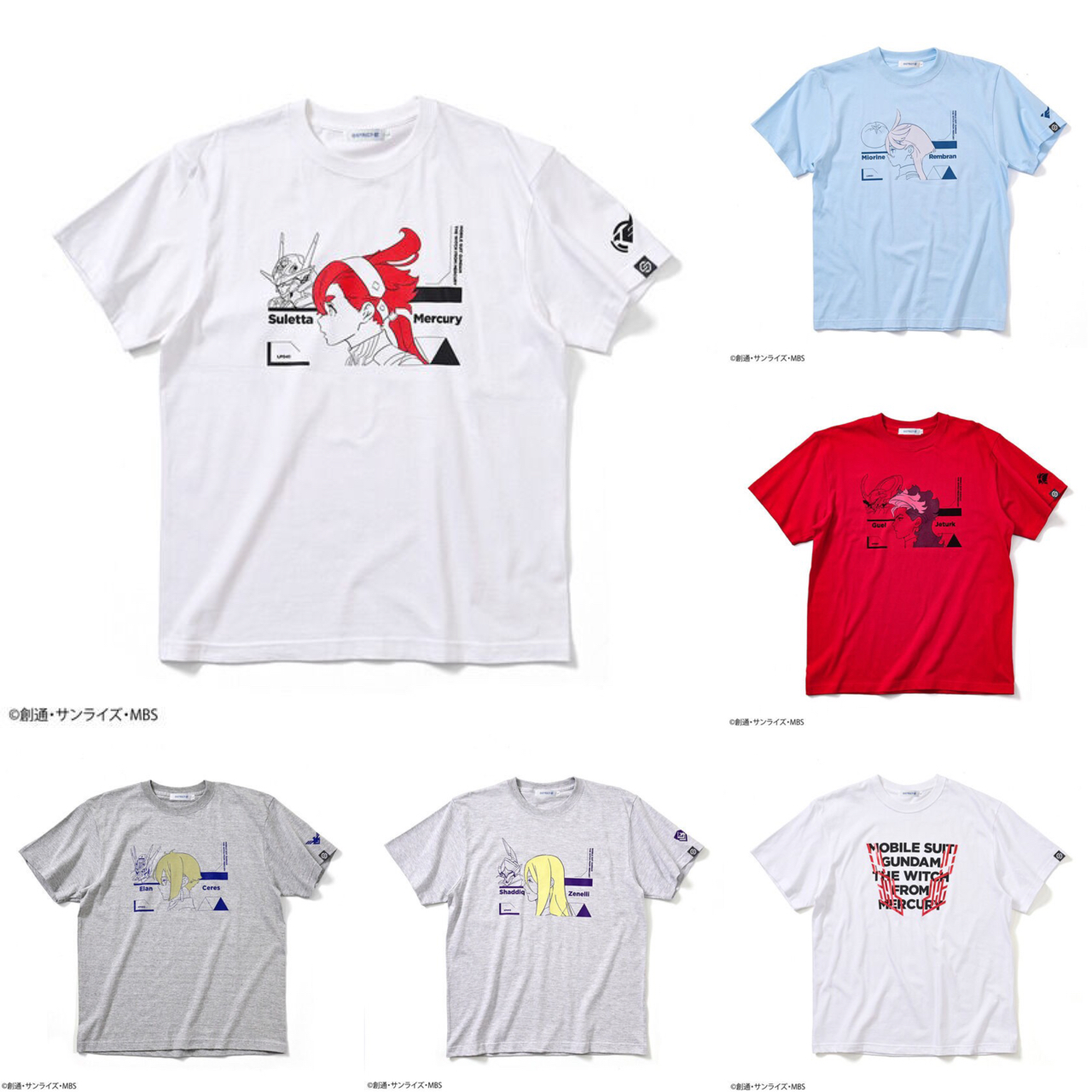 PRE-ORDER : STRICT-G "Mobile Suit Gundam The Witch from Mercury" T-shirt