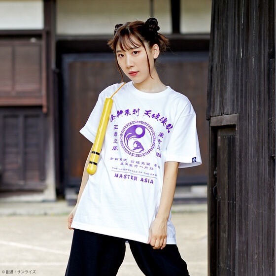 PRE-ORDER : STRICT-G "Mobile Fighter G Gundam" The Undefeated of the East Master Asia T-shirt