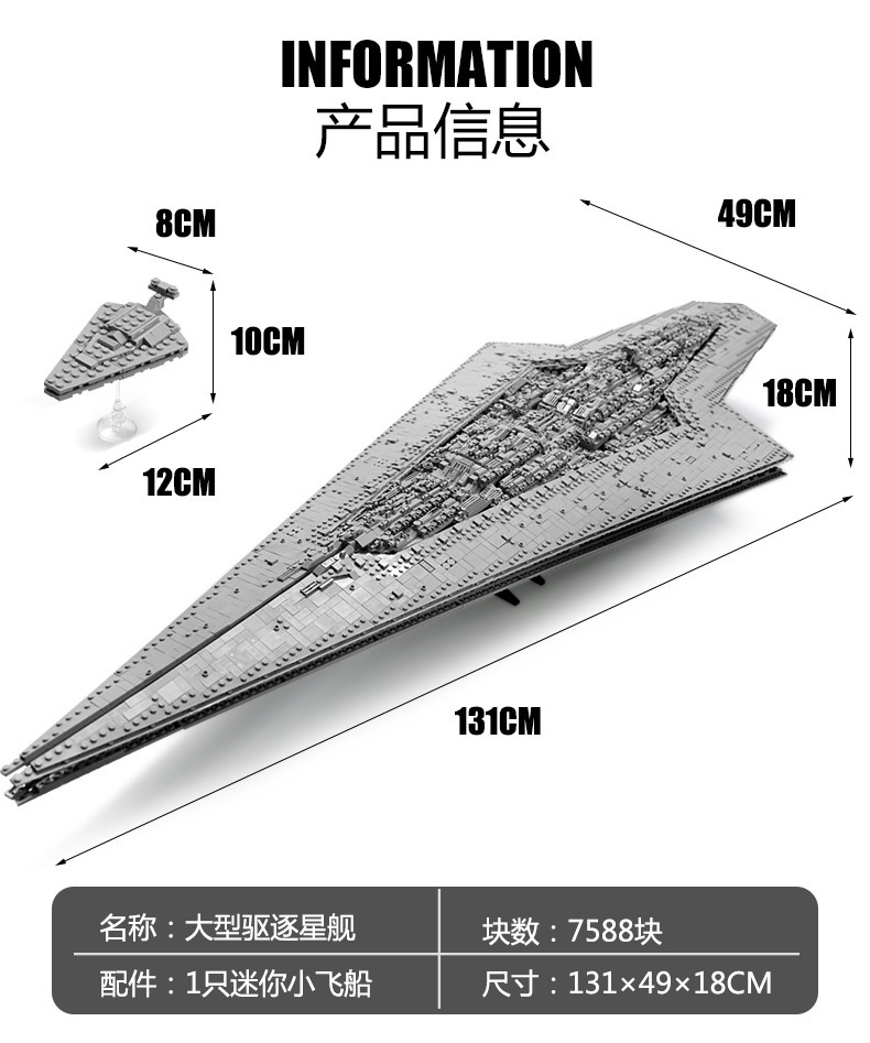 Mould King 13134 Star Wars Executor class Star Dreadnought 7588pcs (+ส่งด่วน 150)