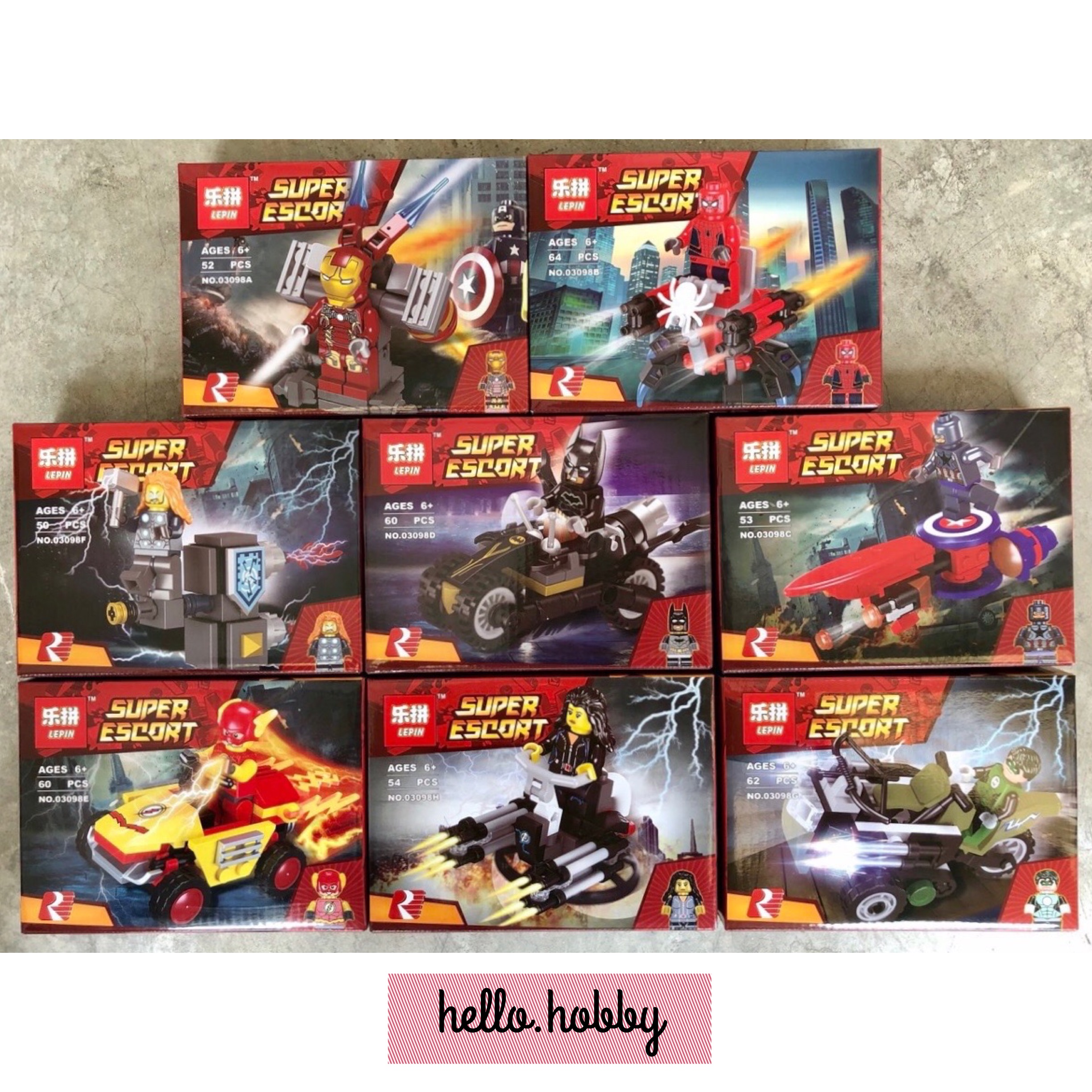 Lepin 03098 A-H Super Heroes