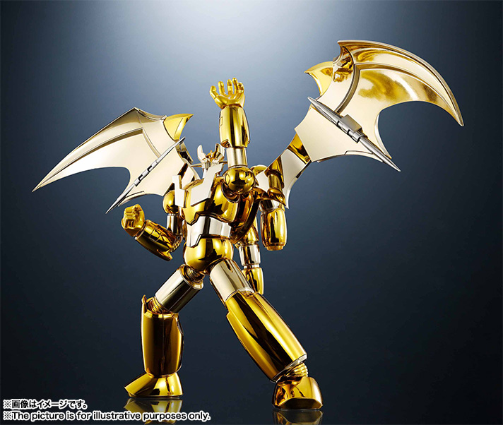 Super Robot Chogokin Shin Mazinger Z Gold Ver. Tamashii Nations 10th Anniversary World Tour Exclusive by Bandai