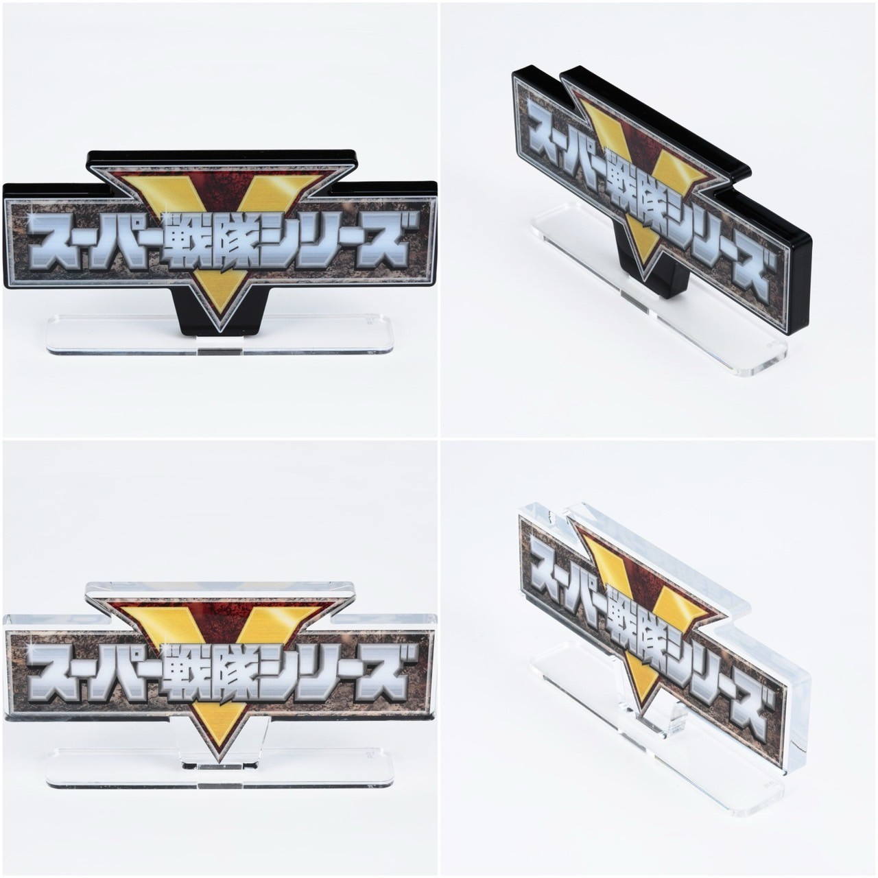PRE-ORDER : Acrylic Logo Display EX Super Sentai / MASKED RIDER V3 / MASKED RIDER KUUGA Mark / Chouriki Sentai Ohranger