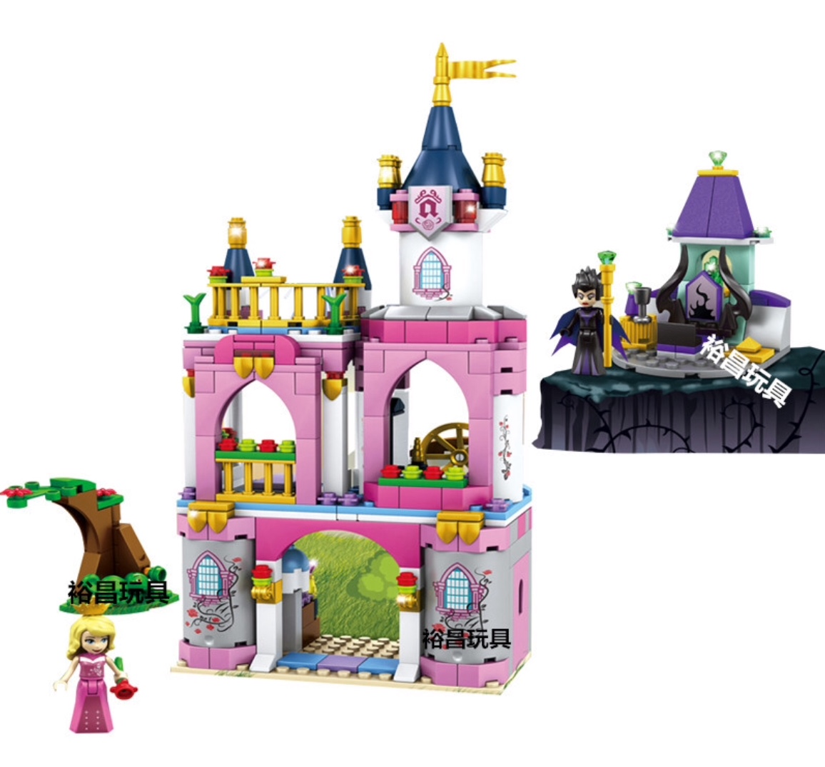 SY 986 Princess Sleeping Beauty’s Fairytale Castle 385pcs