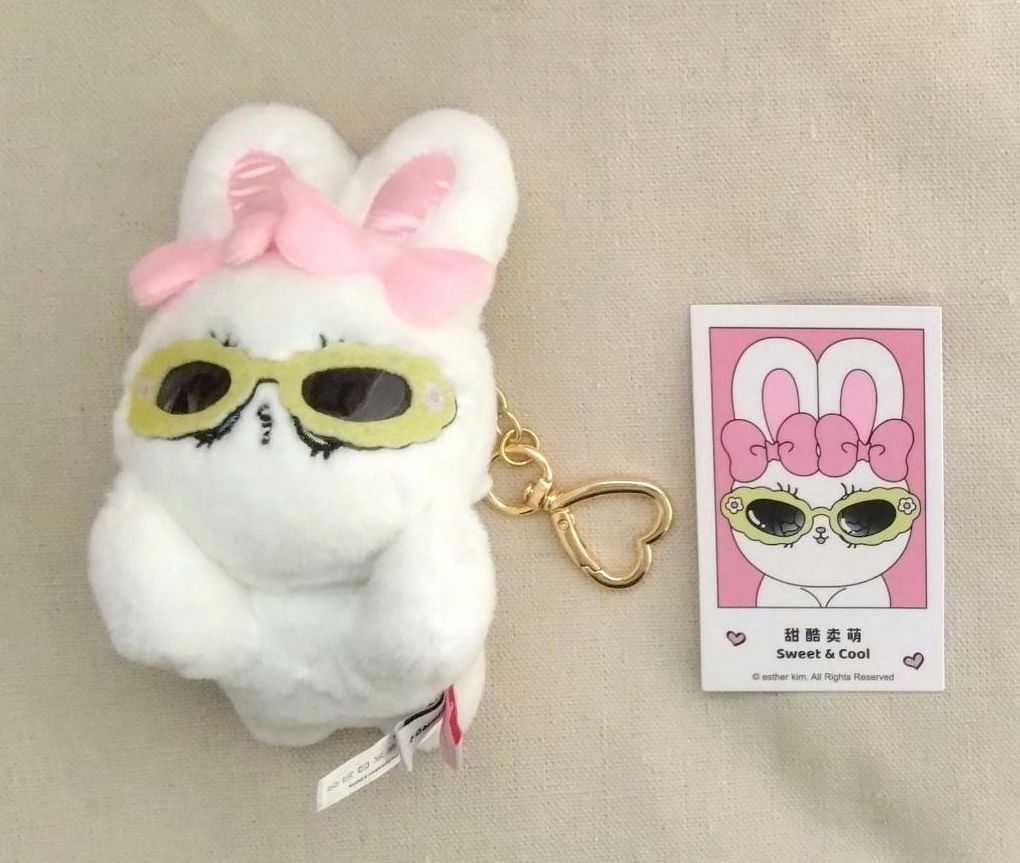 Esther Bunny Sweet Date Series Plush Keychain by Toyzero+