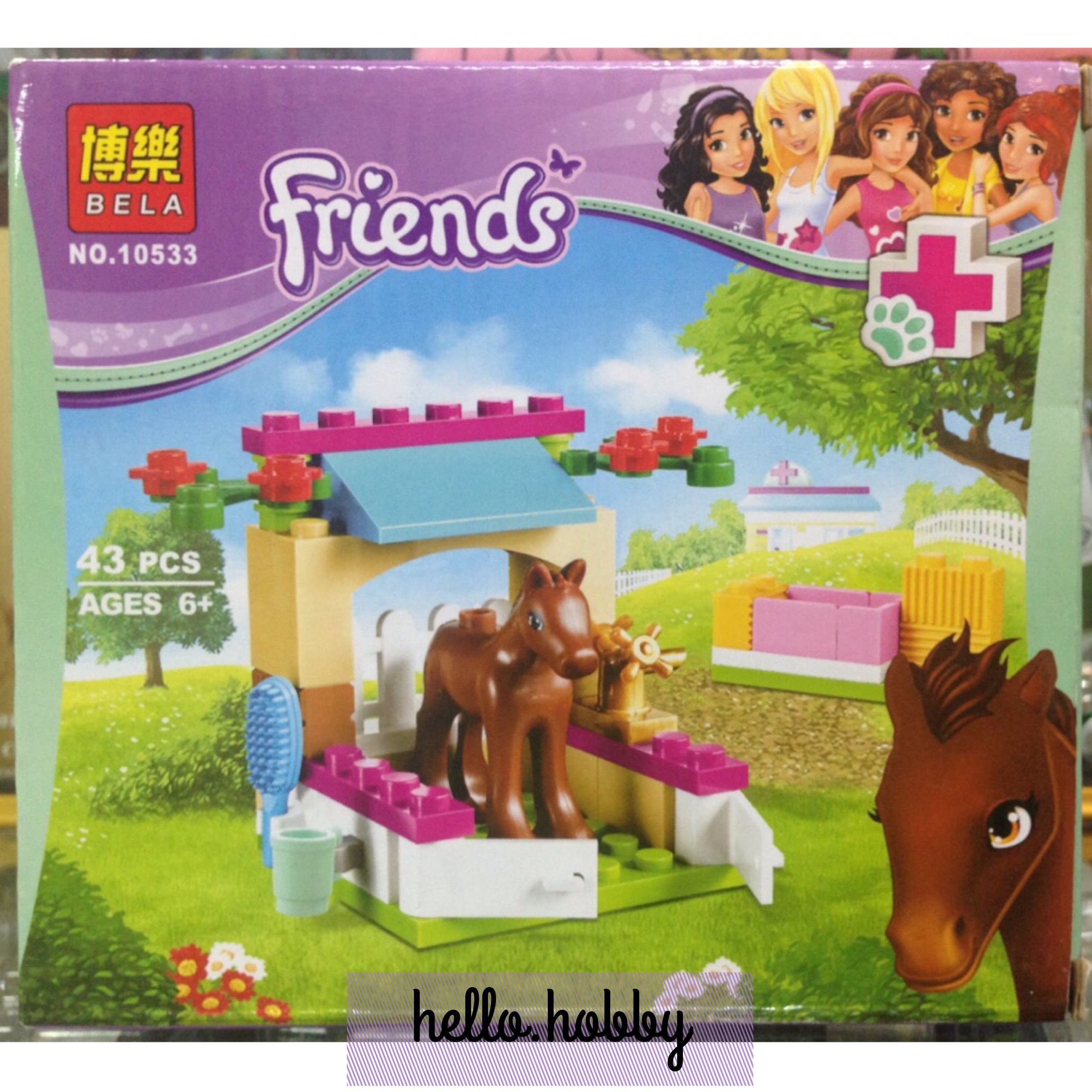Bela 10533 Friends Little Foal 43pcs