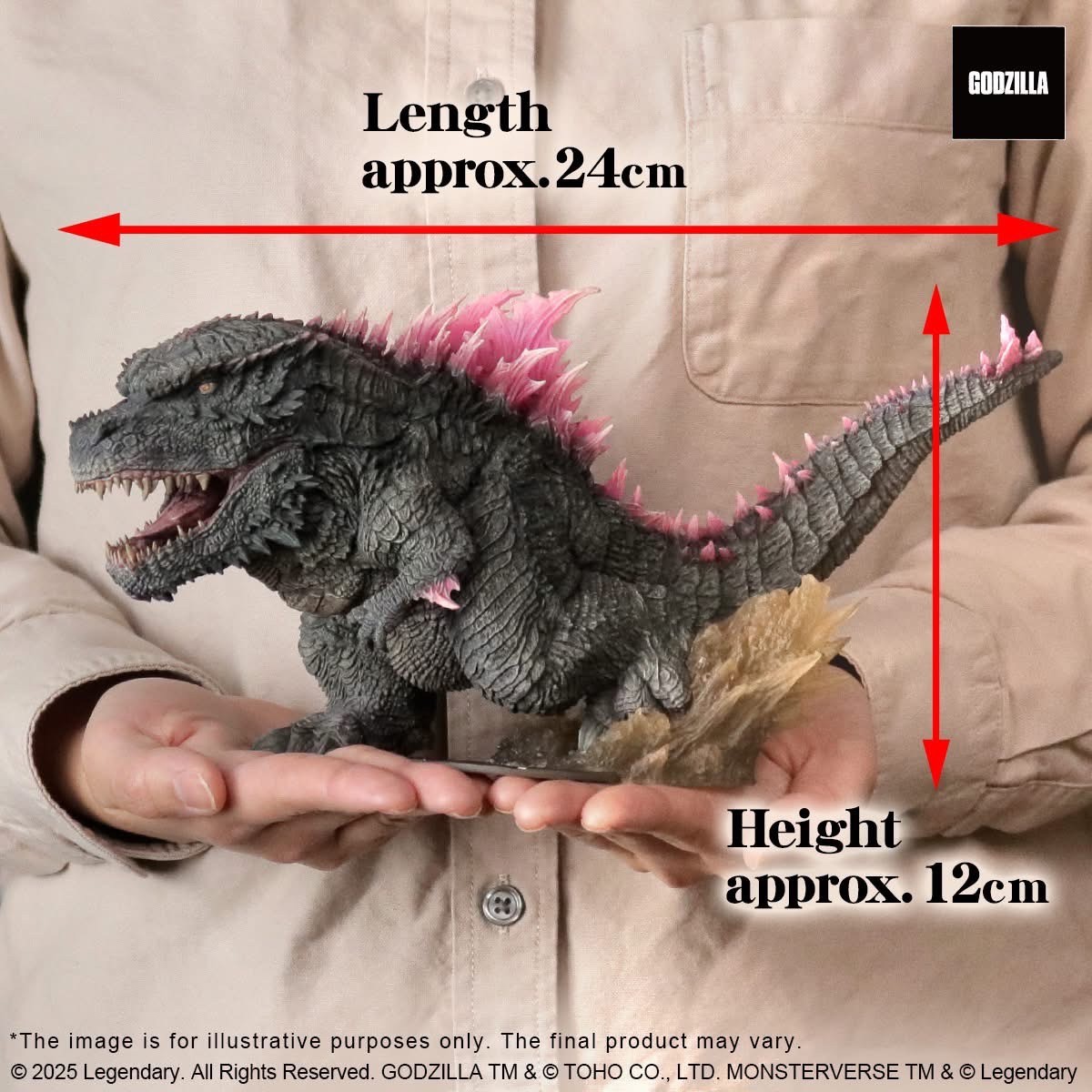 Pre-order : Defo-Real GODZILLA (2024) EVOLVED Ver. FROM GODZILLA x KONG: THE NEW EMPIRE by X-Plus