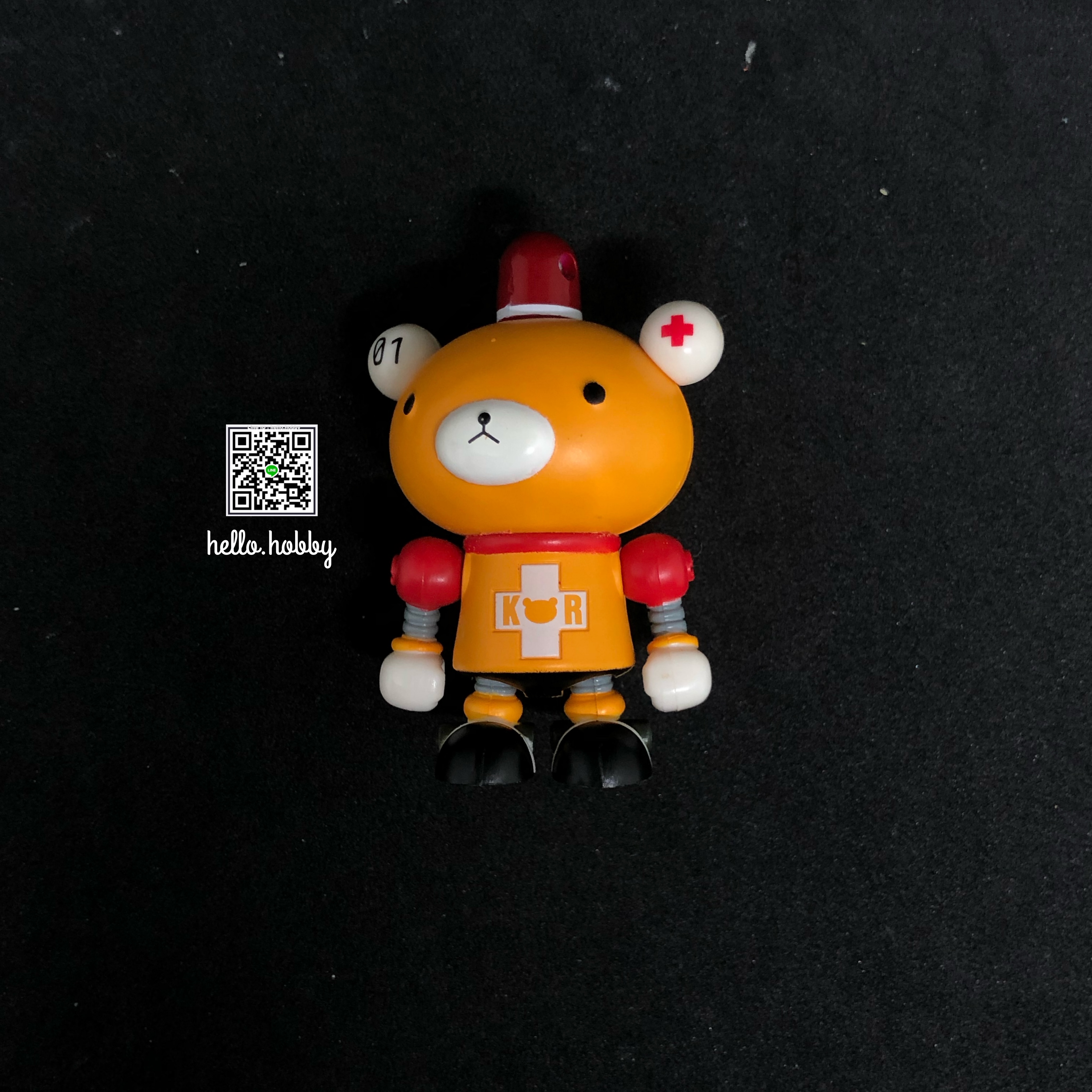 Gashapon พวงกุญแจ : Panda-Z: The Robonimation Movable Puppets Gashapon Keychain by Bandai (Set of 5)