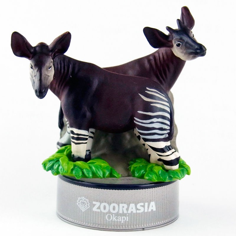 งานฝา กาชาปอง Yokohama Zoo Zoorasia Lunch Jungle Cracker Bottle Cap Trading Figure Collection by Kaiyodo (Set of 9)