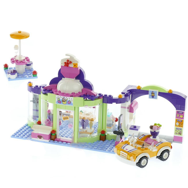 Lepin 01051 Friends Heartlake Frozen Yogurt Shop 414pcs