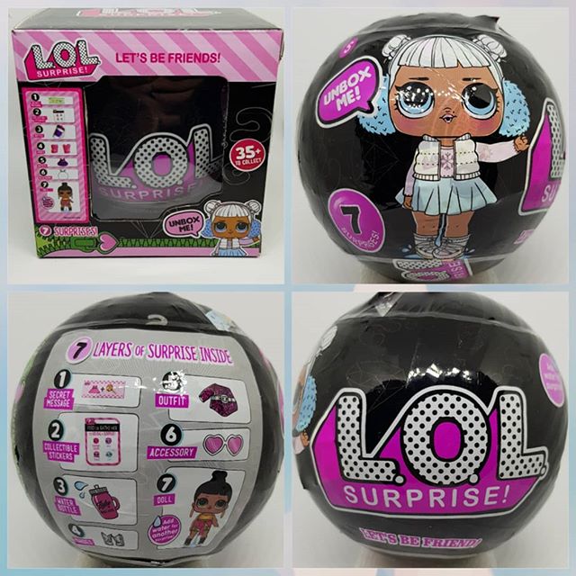 Surprise Egg L.O.L Black Version Set of 2