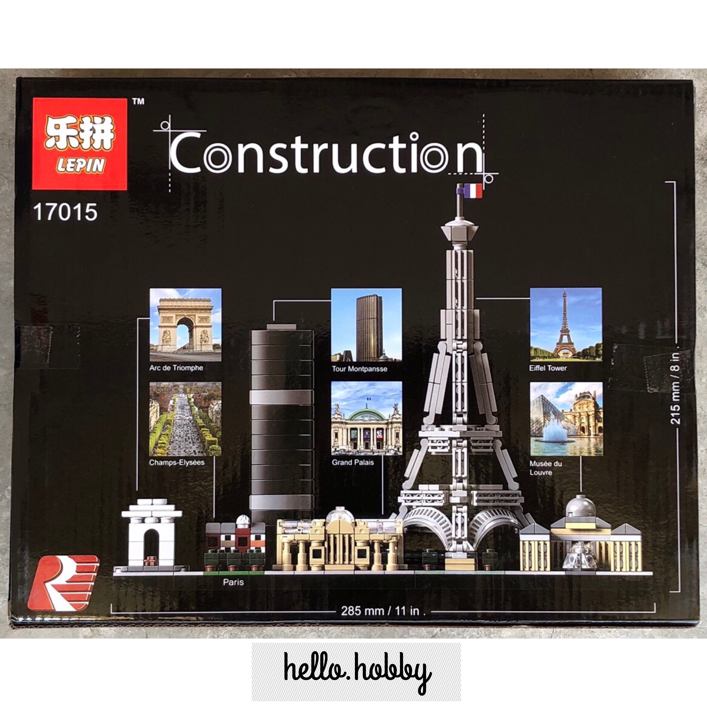 Lepin 17015 Paris 727pcs