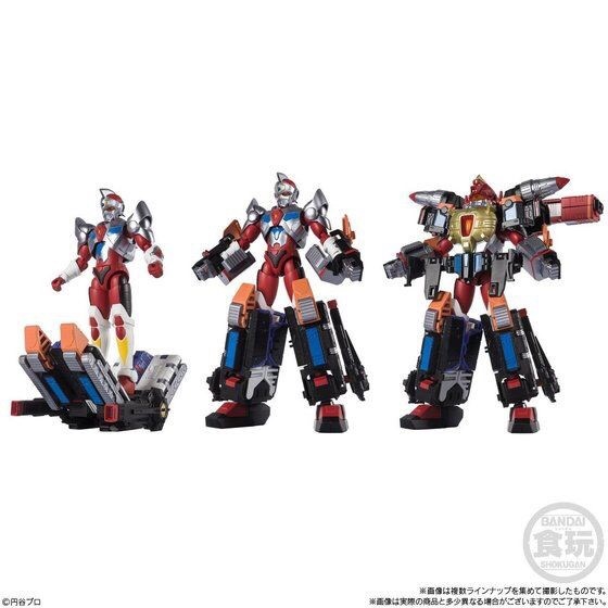 PRE-ORDER : Super Mini Pla - GridMan, God Zenon, Thunder Gridman