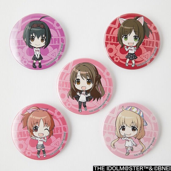 PRE-ORDER : The Idolmaster Cinderella Girls x R4G 2nd (C5) Button Badges